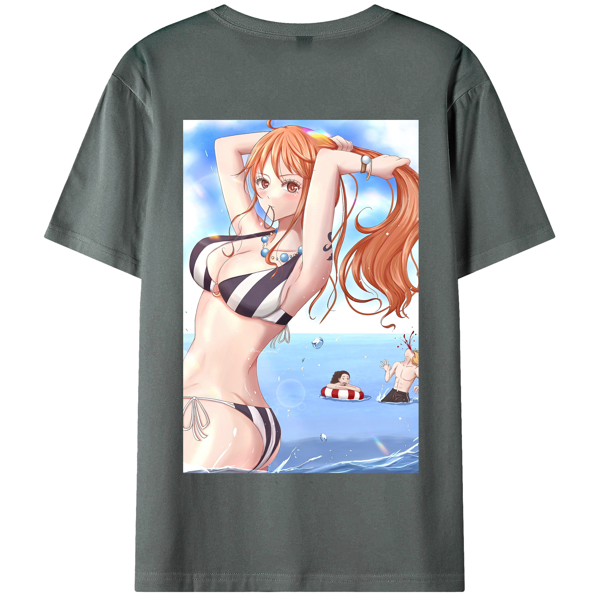 （画像用） ポケットモンスター Pokémon 綿100％半袖Tシャツ（背面プリント）